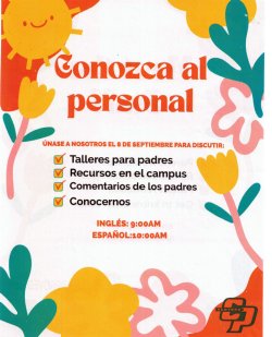 Meet the Staff Flyer